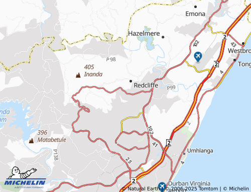 MICHELIN Trenance Park map - ViaMichelin