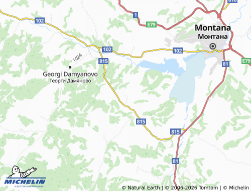Mappa MICHELIN Bistrilitsa - ViaMichelin