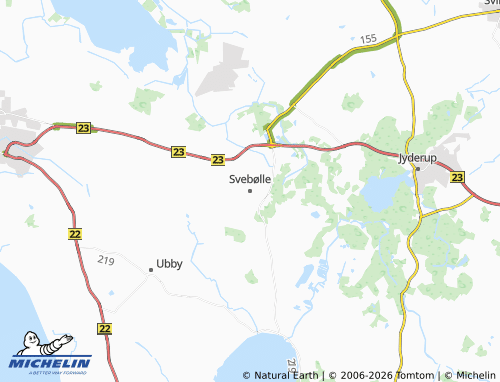 Mappa MICHELIN Svebølle - ViaMichelin