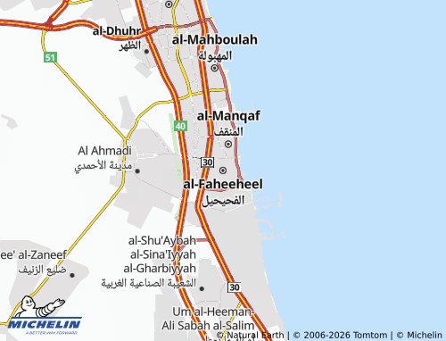 MICHELIN-Landkarte al-Faheeheel - ViaMichelin
