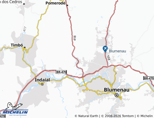 Mappa MICHELIN Testo Salto - ViaMichelin