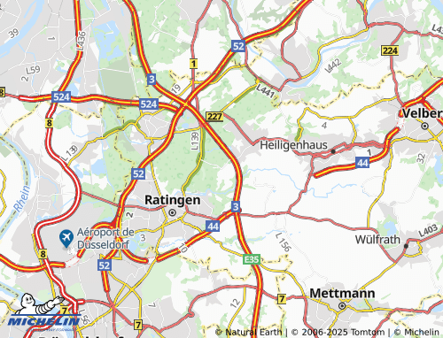 MICHELIN Eggerscheidt map - ViaMichelin