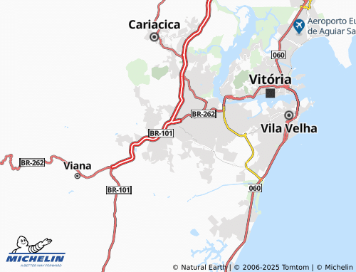 MICHELIN-Landkarte Residencial Tiradentes - ViaMichelin