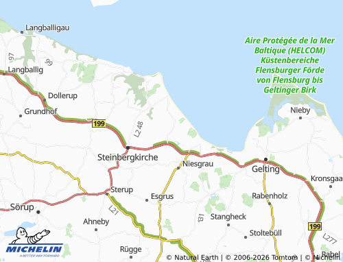 MICHELIN Steinberghaff map - ViaMichelin