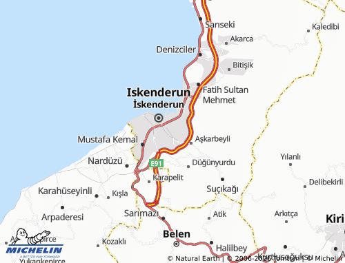 Mappa MICHELIN Sakarya - ViaMichelin