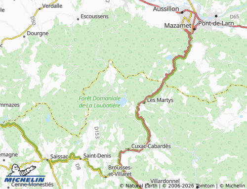 Mappa MICHELIN Laprade Basse - ViaMichelin