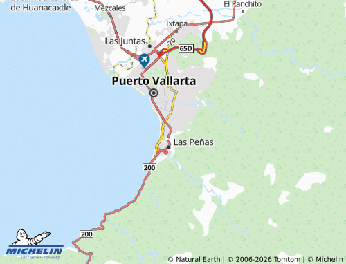 MICHELIN Agua Azul map - ViaMichelin