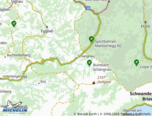 MICHELIN Schangnau map - ViaMichelin