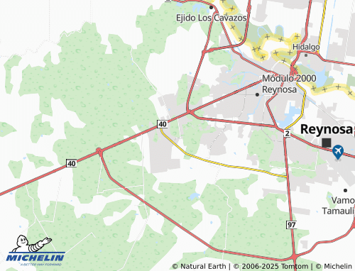 MICHELIN Esfuerzo Nacional III map - ViaMichelin