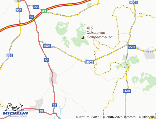 Mappa MICHELIN Elenovo - ViaMichelin