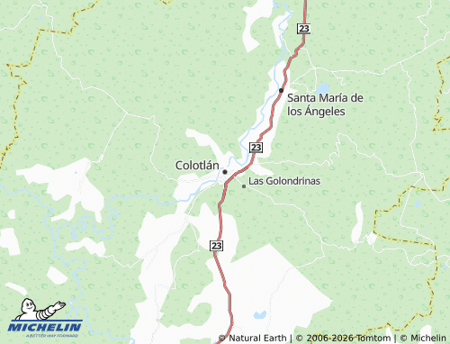 Mapa MICHELIN Colotlán - ViaMichelin