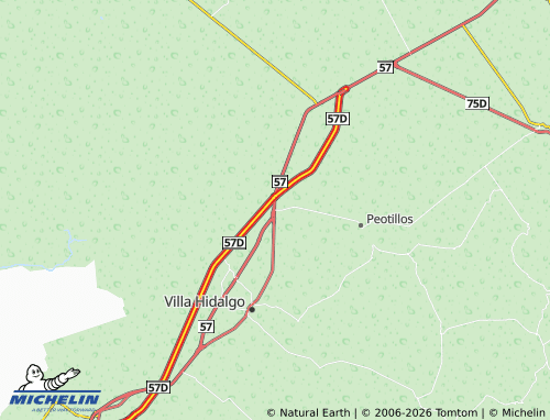 MICHELIN El Leoncito map - ViaMichelin