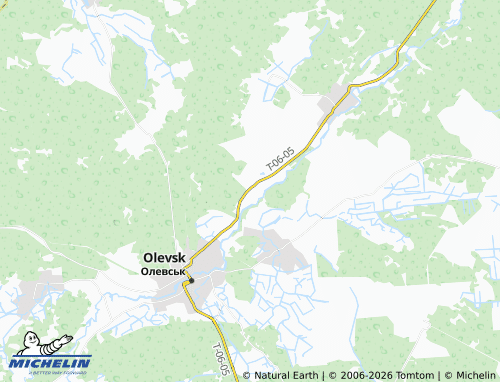 Mapa MICHELIN Khmelivka - ViaMichelin