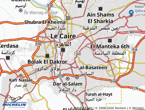 Mapa MICHELIN al-Muhajar - ViaMichelin