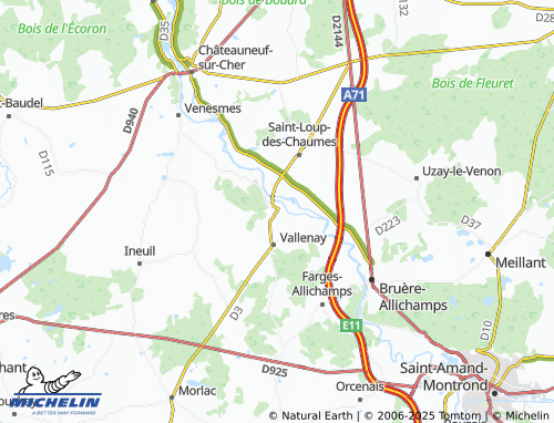 Carte MICHELIN Les Robinets - ViaMichelin