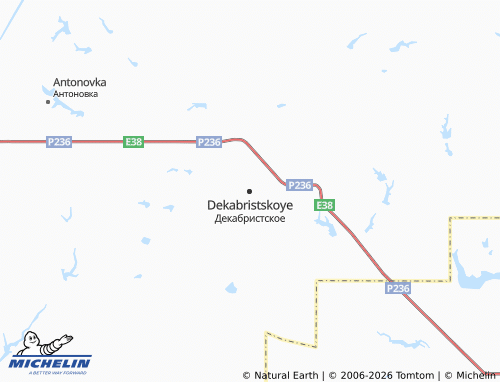 MICHELIN-Landkarte Dekabristskoye - ViaMichelin