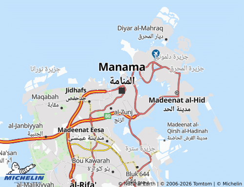 MICHELIN Block 301 map - ViaMichelin