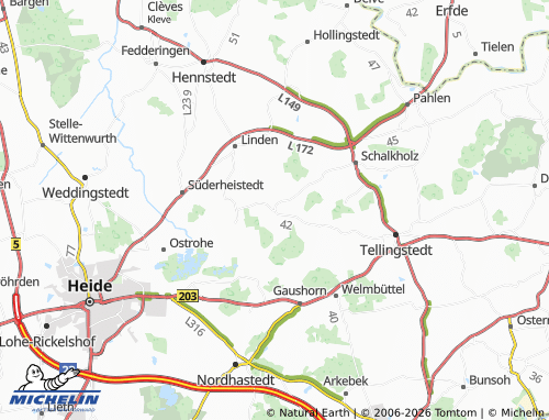 Kaart MICHELIN Rederstall - ViaMichelin