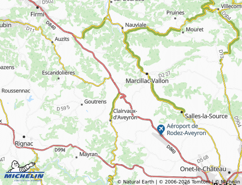 MICHELIN Valady map - ViaMichelin