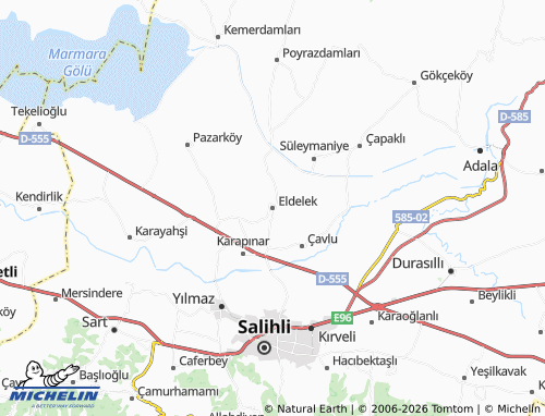 MICHELIN Eldelek map - ViaMichelin