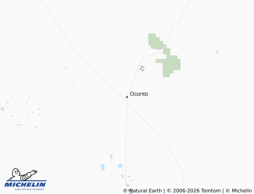 Mapa MICHELIN Oconto - ViaMichelin