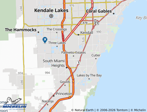 Mappa MICHELIN Palmetto Estates - ViaMichelin