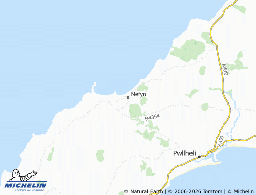 MICHELIN Nefyn map - ViaMichelin