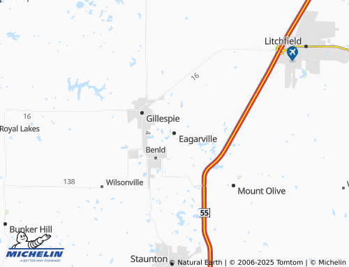 MICHELIN Eagarville map - ViaMichelin