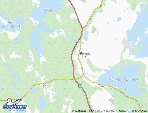 MICHELIN Berg map - ViaMichelin