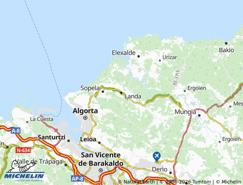Mappa MICHELIN Landa - ViaMichelin