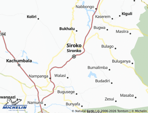 Mappa MICHELIN Siroko - ViaMichelin
