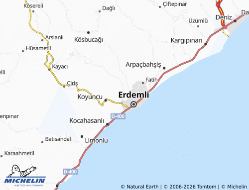 Mappa MICHELIN Türbe - ViaMichelin