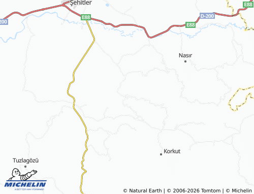 Mappa MICHELIN Bağlama - ViaMichelin