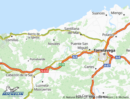 MICHELIN-Landkarte Rudagüera - ViaMichelin