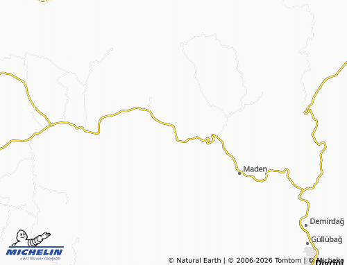 Mappa MICHELIN Yazı - ViaMichelin