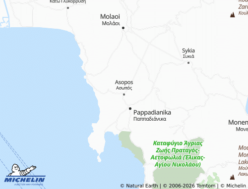 MICHELIN Asopos map - ViaMichelin