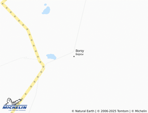 MICHELIN Borsy map - ViaMichelin
