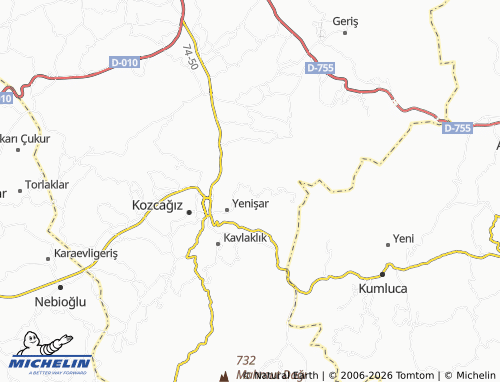MICHELIN-Landkarte Mamak - ViaMichelin