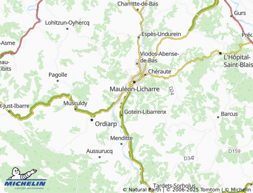 MICHELIN-Landkarte Pont des Soupirs - ViaMichelin