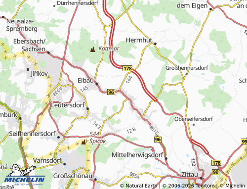 Kaart MICHELIN Oderwitz - ViaMichelin