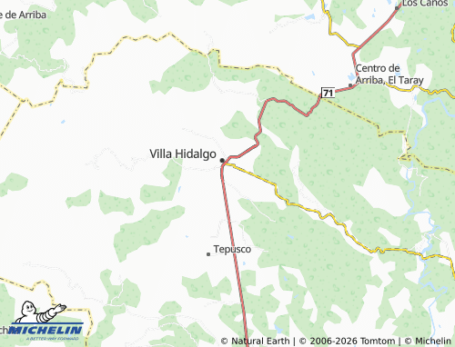 Carte MICHELIN Los Cedros - ViaMichelin
