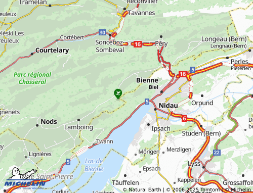 MICHELIN End der Welt map - ViaMichelin