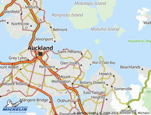 Mapa MICHELIN Kohimarama - ViaMichelin