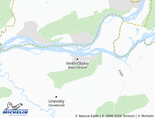 MICHELIN-Landkarte Verkh-Obskiy - ViaMichelin