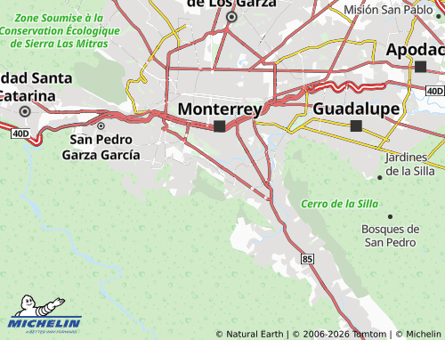 MICHELIN Antigua map - ViaMichelin