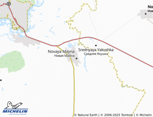 MICHELIN Novaya Mayna map - ViaMichelin
