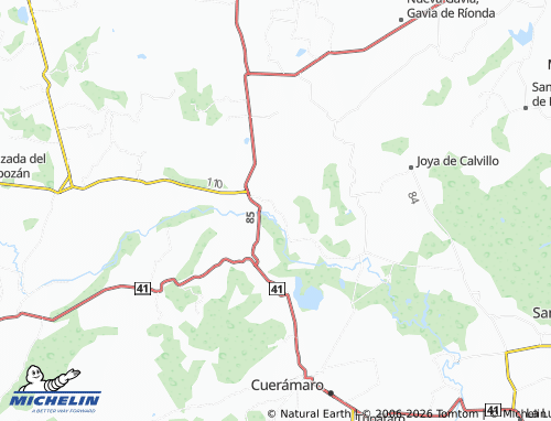 Mapa MICHELIN Tierras Blancas - ViaMichelin