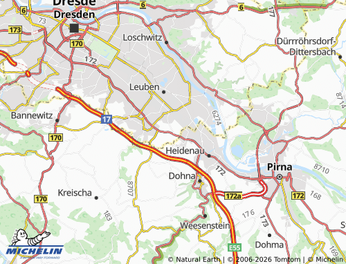 Mappa MICHELIN Großluga - ViaMichelin
