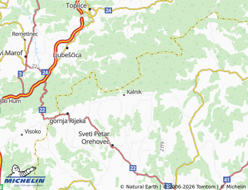 Mapa MICHELIN Kalnik - ViaMichelin