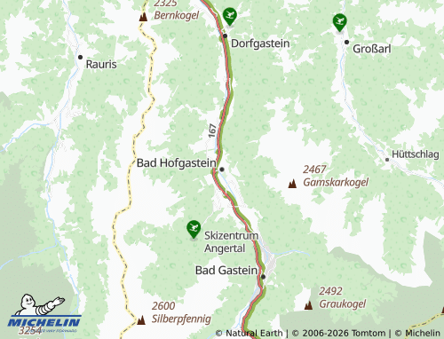 MICHELIN-Landkarte Bad Hofgastein - ViaMichelin